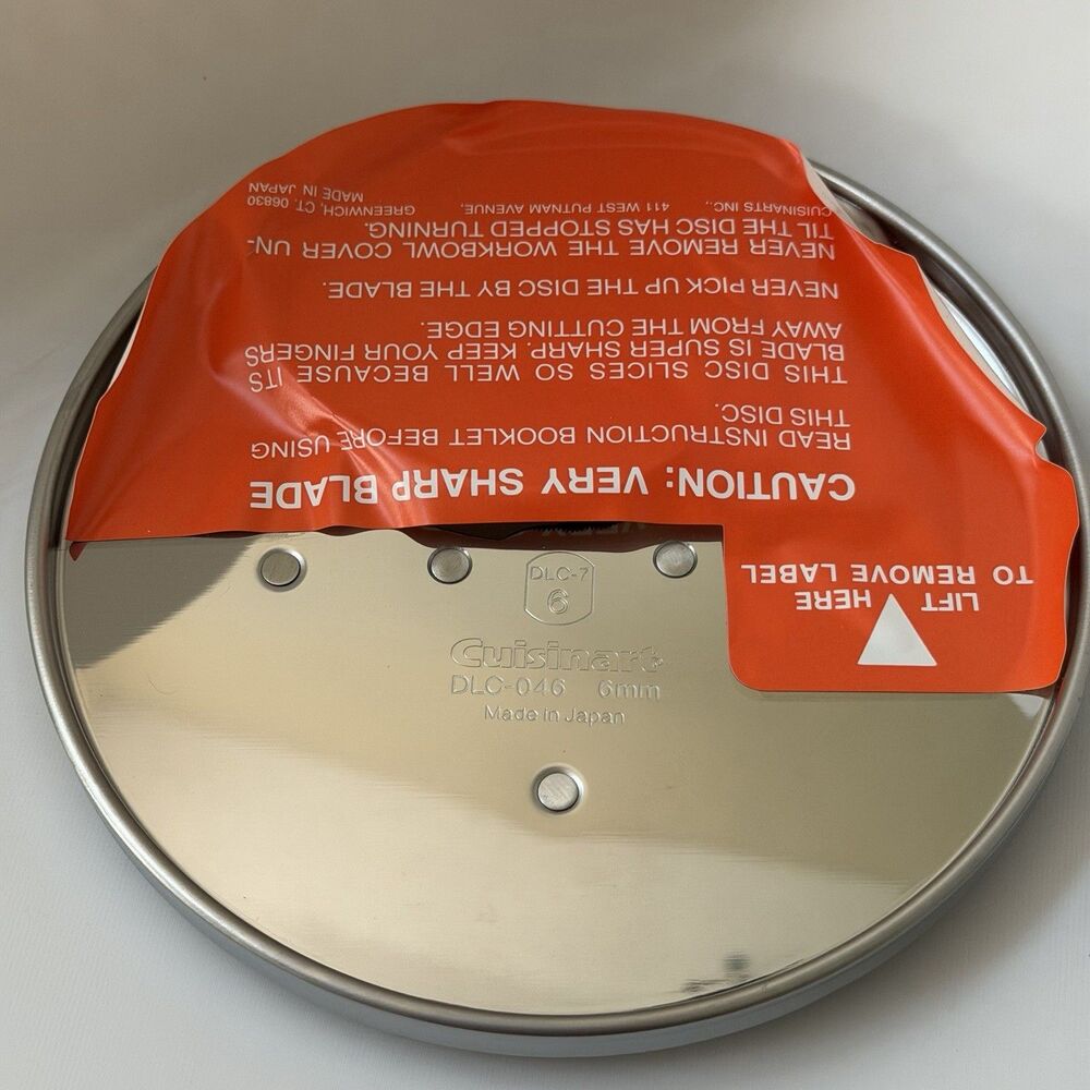 New Cuisirart DLC-046 6mm Thick Slicing Disc for DLC-7 Japan